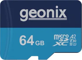 Geonix GXMSD64GB 64GB Micro SDXC UHS-II Memory Card