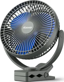 Koonie WH1102 6.2 inch 3 Blade Clip on Fan
