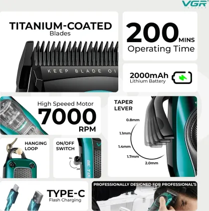 VGR VL-786 Professional Hair Clipper
