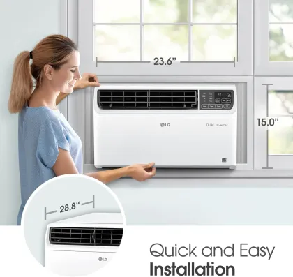 LG LW1522IVSM 14000 BTU 115V Window AC