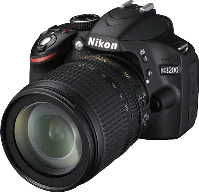 Nikon D3200 SLR (AF-S 18-105mm VR Kit Lens)