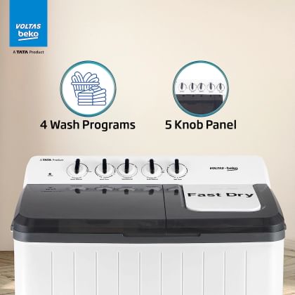 Voltas Beko WTT100UPA 10 Kg Semi Automatic Washing Machine