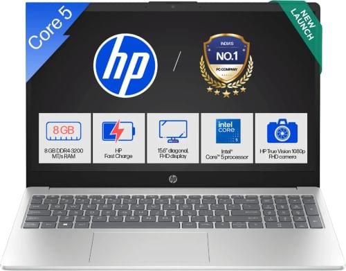 HP 15-FD0651TU Laptop (Intel Core 5 120U/ 8GB/ 512GB SSD/ Win11 Home)