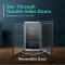 BLACK+DECKER BDB31HS 3.3 Cu Ft Single Glass Door Mini Refrigerator