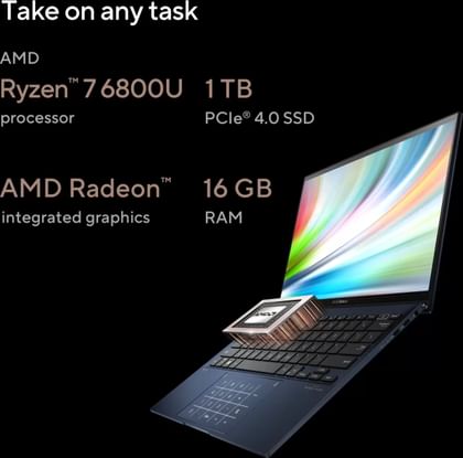 Asus ZenBook S13 UM5302TA-LX701WS Laptop (AMD Ryzen 7 6800U/ 16GB/ 1TB SSD/ Win11)