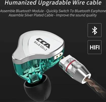 CCA C10 Hybrid Wired Earphones