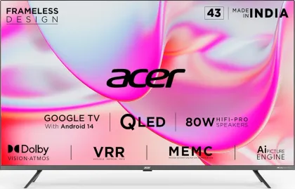 Acer A Series 43 inch Ultra HD 4K Smart QLED TV Price in