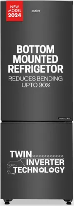 Haier HEB-243GB-P 237 L 3 Star Double Door Refrigerator
