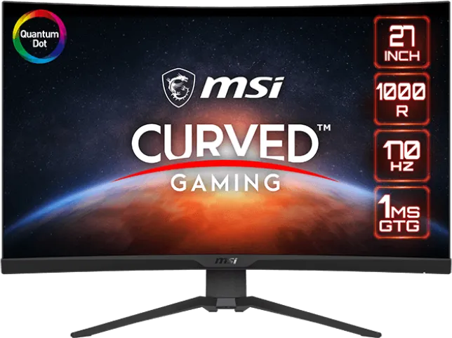 MSI MAG 275CQRF-QD 27 inch Quad HD Gaming Monitor - Price in