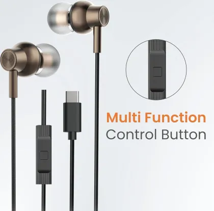 JUST CORSECA SyncVibe Type-C Wired Earphones