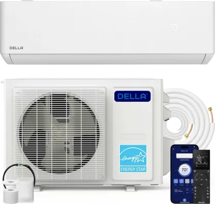 Della ‎048-TP-12K1V-22S 12000 BTU 115V Inverter Split AC