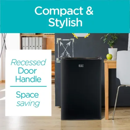 BLACK+DECKER BCRK32B 3.2 Cu Ft Single Door Mini Refrigerator