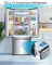 BLACK+DECKER BRF1600GIMS 16 Cu Ft French Door Refrigerator