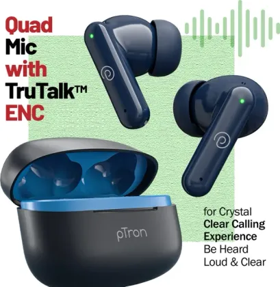 pTron Basspods Sync True Wireless Earbuds