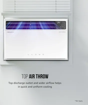Lloyd GLW18V5AGTPR 1.5 Ton 5 Star 2026 Inverter Window AC
