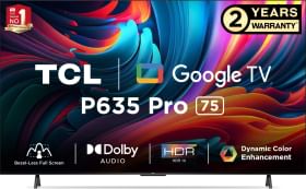 TCL P635 Pro 75 inch Ultra HD 4K Smart LED TV (75P635Pro)