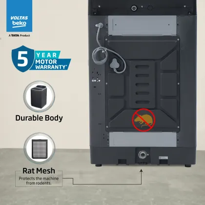 Voltas Beko WTL8006UEAH 8 Kg Fully Automatic Top Load Washing Machine