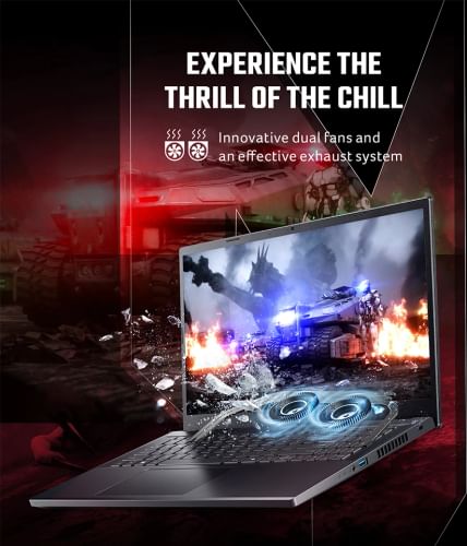 Acer Nitro V ANV15-41 NH.QPESI.001 Gaming Laptop (AMD Ryzen 7 7735HS/ 16GB/ 512GB SSD/ Win11/ 6GB RTX 4050 Graph)