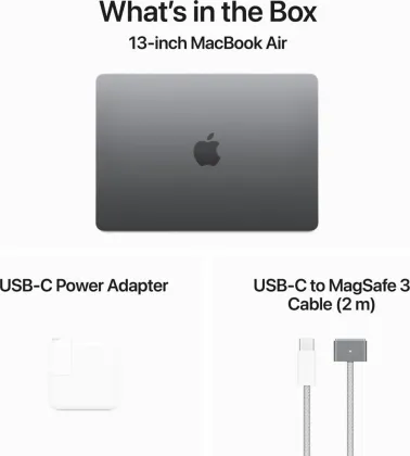 Apple MacBook Air 13 2024 Laptop (Apple M3/ 16GB/ 256GB SSD/ 10 Core GPU/ macOS)