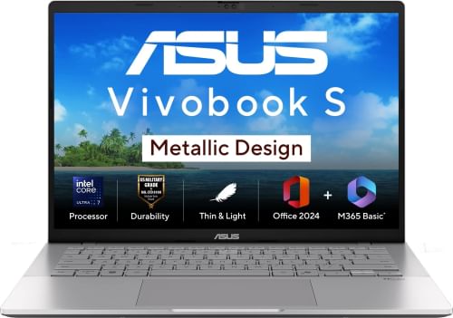 Asus Vivobook 14 S3407CA-LY084WS Laptop (Intel Core Ultra 7 255H/ 16GB/ 512GB SSD/ Win11)