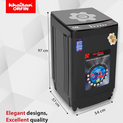 Khaitan Orfin KOFATL8001T6D 8 kg Fully Automatic Top Load Washing Machine