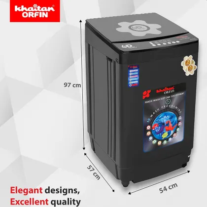 Khaitan Orfin KOFATL8001T6D 8 kg Fully Automatic Top Load Washing Machine