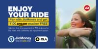 Pay Your Ola Ride via Jio Money & Get FREE Rs. 100 Amazon Voucher