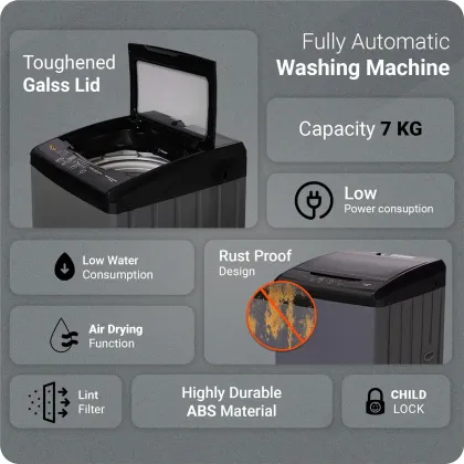 Power Guard PG70WMFATL-02 7 Kg Fully Automatic Top Load Washing Machine