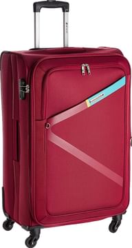Safari Polyester 74.5 cms Red Softsided Suitcase (Greater-4wh-75-Red)