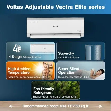 Voltas 185V Vectra Elite-1 1.5 Ton 5 Star 2024 Inverter Split AC