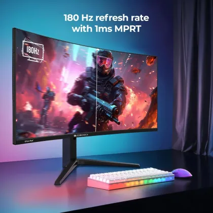 Zebronics N34A 34 inch WQHD Ultrawide Curved Monitor