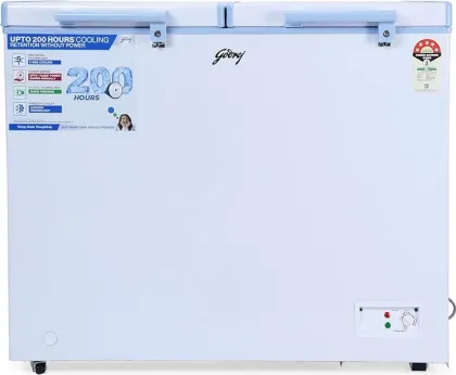 Godrej DH EPenta 325E 2HCN RW 300 L Double Door Deep Freezer