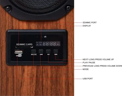 OBAGE DT-51 100 Watt Wireless Tower Speaker