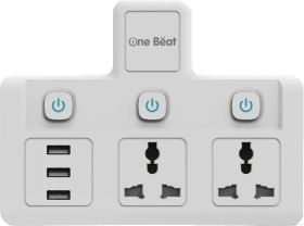 One Beat Wall Plus 10 Amps 2 Sockets Surge Protectors