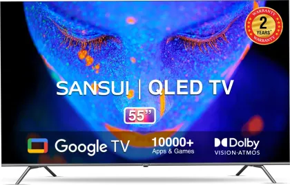 Sansui JSW55GSQLED 55 inch Ultra HD 4K Smart QLED TV