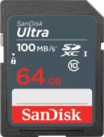 SanDisk Ultra 64 GB UHS 1 SDXC Class 10 Memory Card
