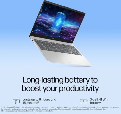 HP 15-fd1254TU Laptop (Intel Core Ultra 5 125H/ 16GB/ 512GB SSD/ Win11 Home)