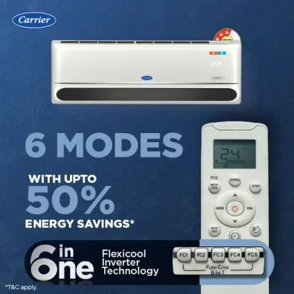 Carrier CAI18IN3R36H0 1.5 Ton 3 Star 2026 Inverter Split AC