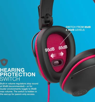 JLab JBuddies Pro Wired Headphones