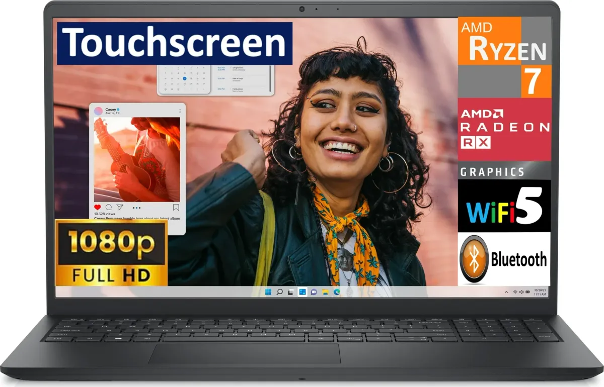 Dell Inspiron 3535 i3535-A813BLK-PUS Laptop (AMD Ryzen 7 7730U