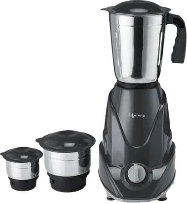 Lifelong  Dynamite 500 Watt Mixer Grinder with 2 Jars (ISI Certified) –  Lifelong Online