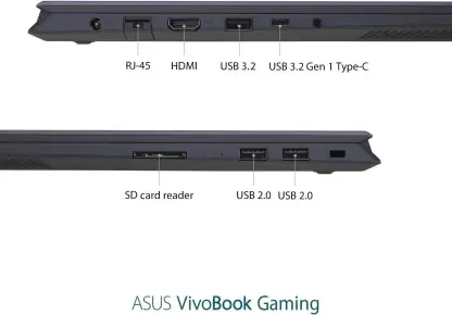 Asus VivoBook F571GT-BQ619T Gaming Laptop (8th Gen Core i5/ 8GB/ 512GB SSD/ Win10 Home/ 4GB Graph)