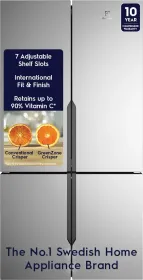 Electrolux UltimateTaste 700 EQE5600B-S 634 L Side by Side Refrigerator