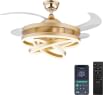Oltao Enigma Gold 1219 mm 4 Blade Chandelier Fan