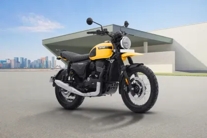 Yezdi Scrambler Fire Orange