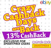 Get Extra 13% Cashback Sitewide | Only For Smartprix Users