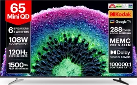 Kodak IconiK Series 65 inch Ultra HD 4K Smart Mini LED TV (K65Mini502)