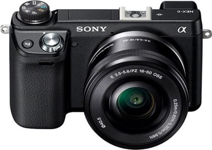 Sony Alpha NEX-6 16.1MP Mirrorless Camera (Black) with 16-50mm Lens