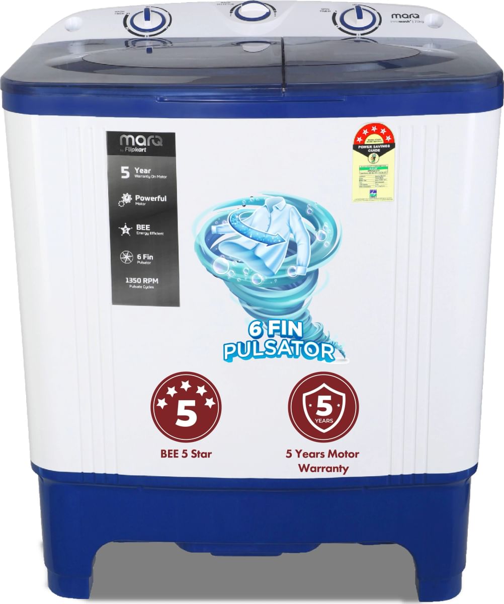 realme techlife 7 kg semi automatic washing machine