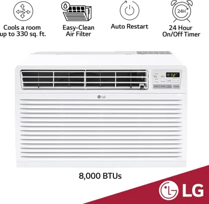 LG LT0816CER 7800 BTU 115V Window AC